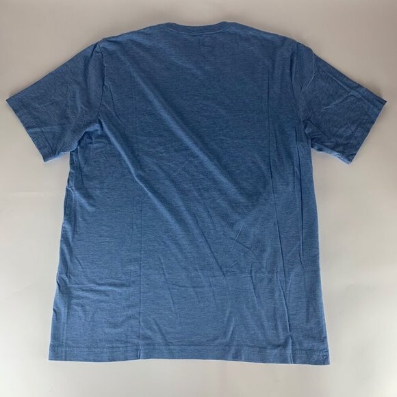 Travis Mathew Golf Washington Blue Short Sleeve Crewneck Shirt Mens Large - Picture 4 of 4